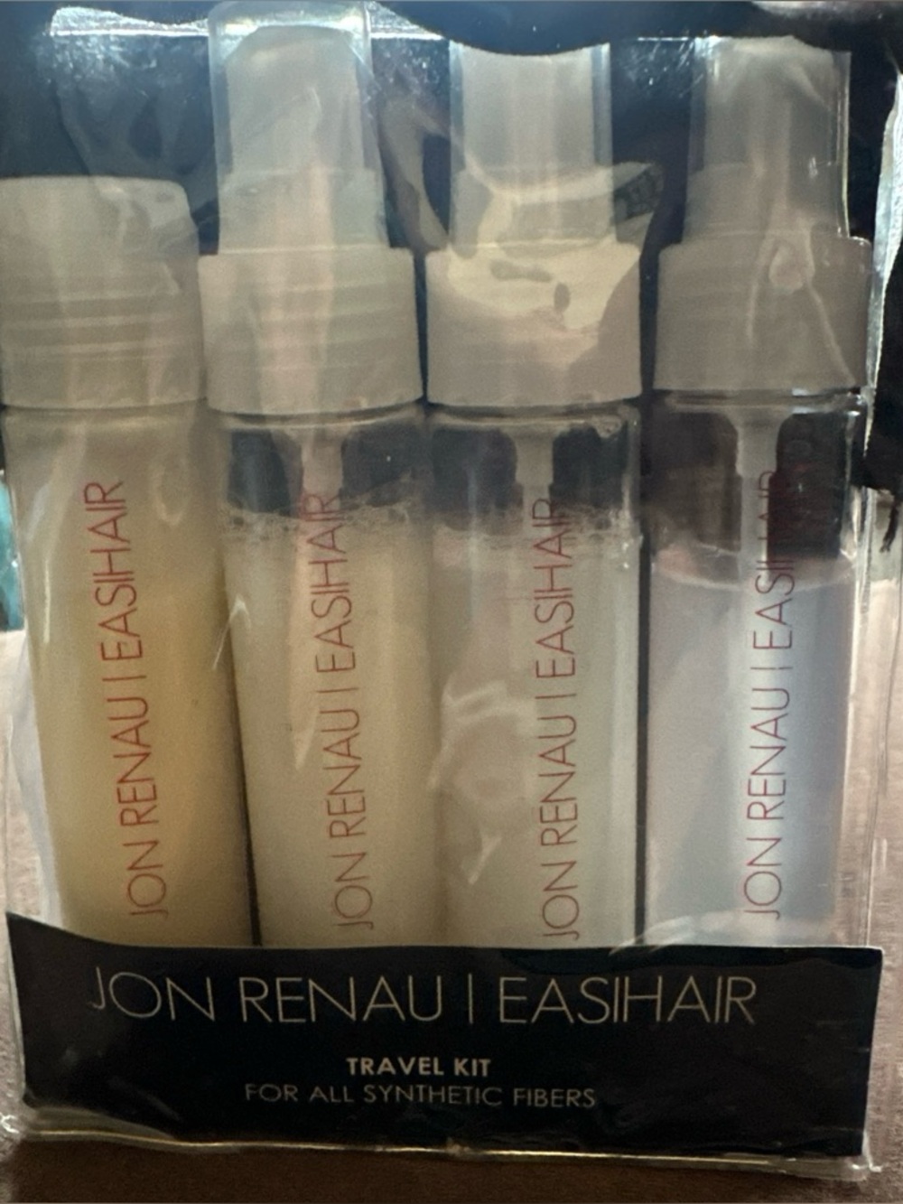Jon Renau Synthetic Easicare Hair Travel care Kit - 4pc Kit -Synthetic Wigs Care